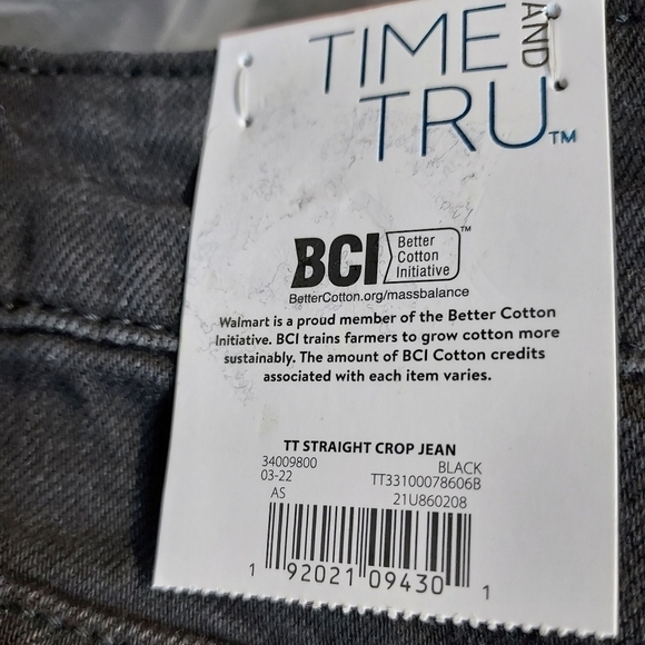 Time and Tru NWT BLACK JEANS SIZE 10 and Swim & Sand hat - Picture 10 of 15